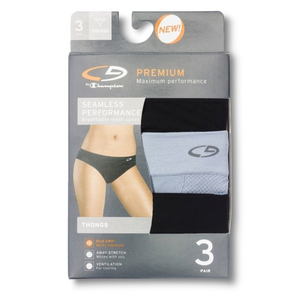 c9 champion women's seamless performance sport briefs